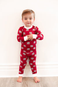 Elephant 2 Piece Bamboo Pajama Set