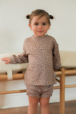 Load image into Gallery viewer, Fawn Spots Bamboo Sweatshirt Set - Top &amp; Bottom
