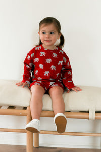 Elephant Bamboo Sweatshirt Set - Top & Bottom