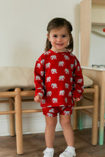 Load image into Gallery viewer, Elephant Bamboo Sweatshirt Set - Top &amp; Bottom
