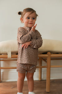 Fawn Spots Bamboo Sweatshirt Set - Top & Bottom