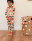 Mountain Print 2 Piece Bamboo Pajama Set
