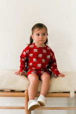 Load image into Gallery viewer, Elephant Bamboo Sweatshirt Set - Top &amp; Bottom
